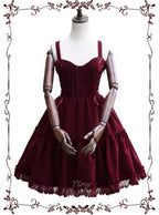 Garden Waltz 1.0 Burgundy Autumn Winter Lolita JSK - image 1