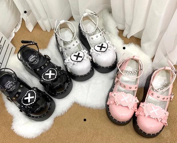 Sweet Academy - Gothic Lolita Shoes Thick Sole Y2K Lolita Shoes - image 1