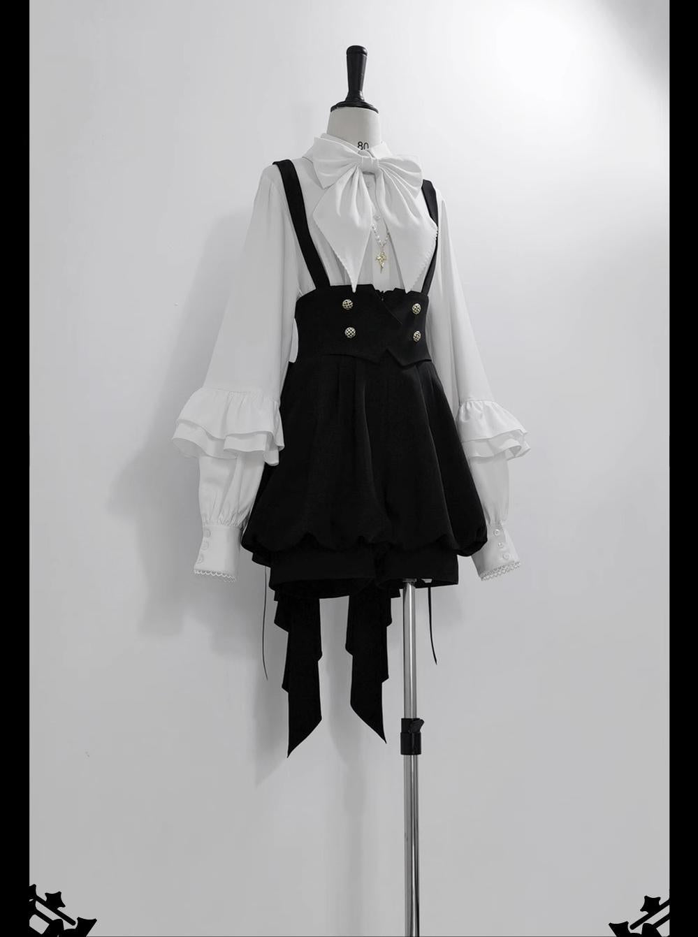 Doll - Retro Ouji Lolita Shirt Outfit - image 11