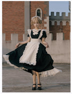 Kiss Kiss - Vintage Maid Lolita OP Dress and Apron - image 23