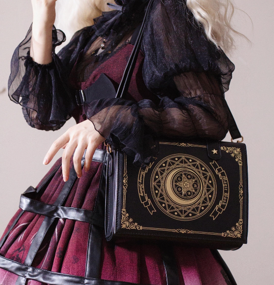 The Star-Moon Grimoire - Sweet Lolita Crossbody Bag - image 11