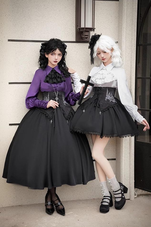 Thorny Night Gothic Lolita Bust-Support JSK - image 15