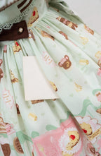 Dream Teahouse - Dessert Print Kawaii Lolita OP Dress Suit - image 48