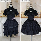 High-Volume White Puffy Lolita Petticoat, 17.7" (45 CM), Cotton Lining - image 13