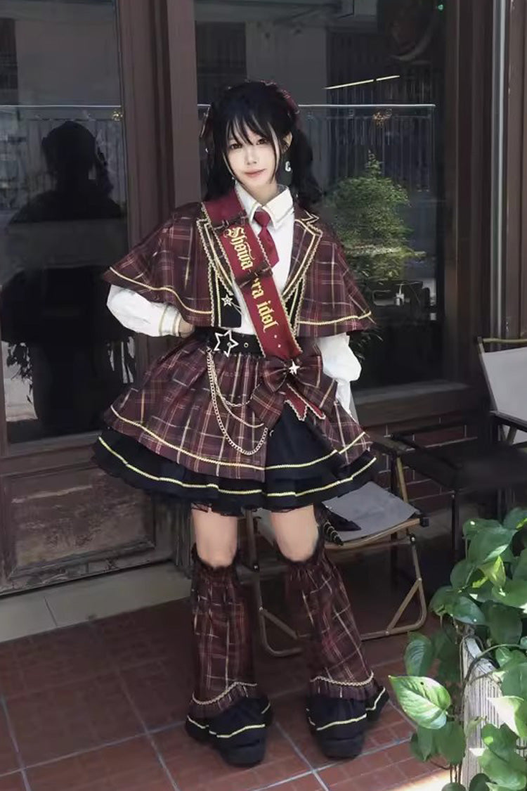 Shōwa Little Idol - Classic Lolita Top, Skirt & Cloak Set - image 10