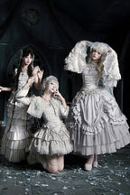 Bionic Doll - Gothic Lolita Fishtail Skirt & Corset Full Set - image 2
