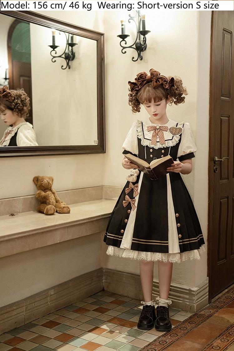 Chocolate Workshop - Classic Lolita Short and Long OP Dress - image 18