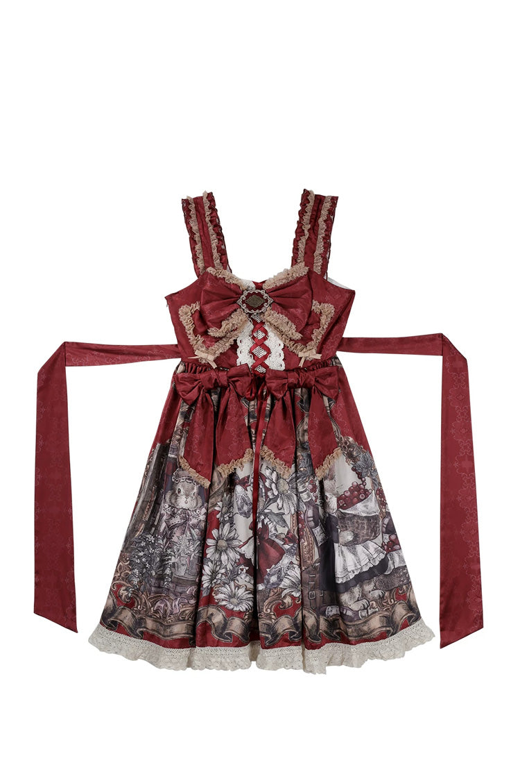 Mystery Bunny Classic Lolita JSK Dress Set - image 16