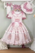 Berry Trap Embroidered Sweet Lolita OP Dress and Accessories - image 15