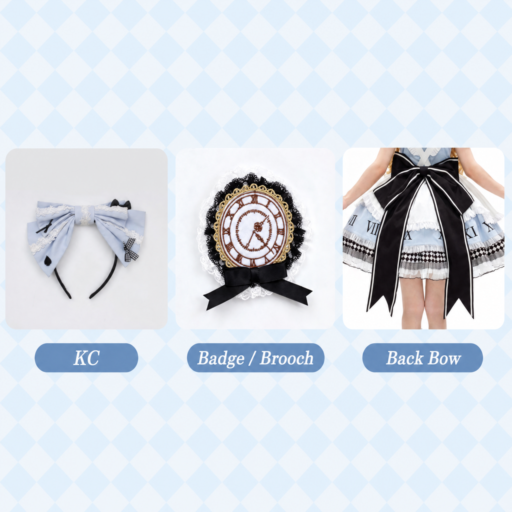 Alice Fantasy Moment Lolita OP Dress Set - image 5