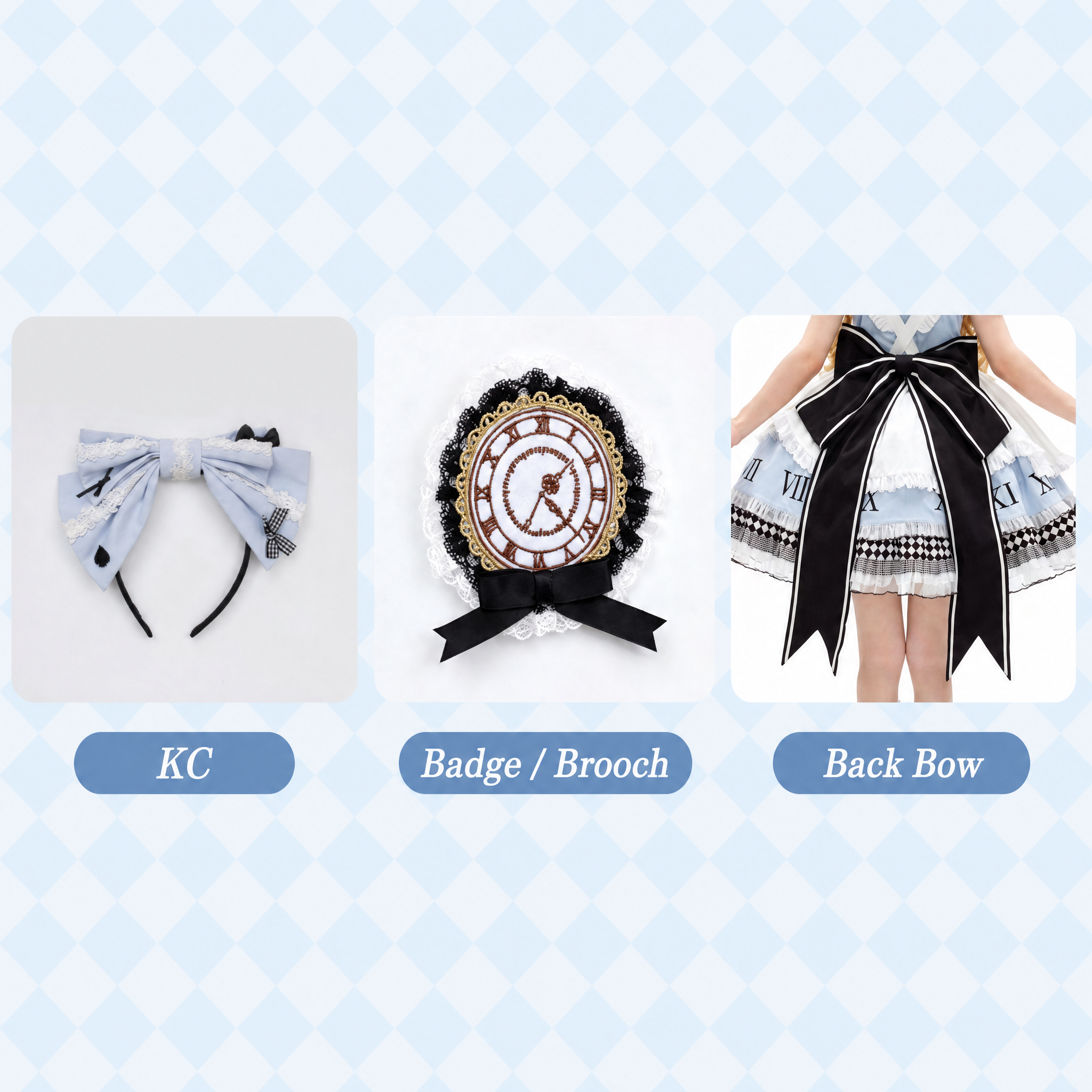 Alice Fantasy Moment Lolita OP Dress Set - image 5