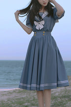 Sea and Wind - Retro Sailor Lolita OP Dress Version 1.0 - image 2
