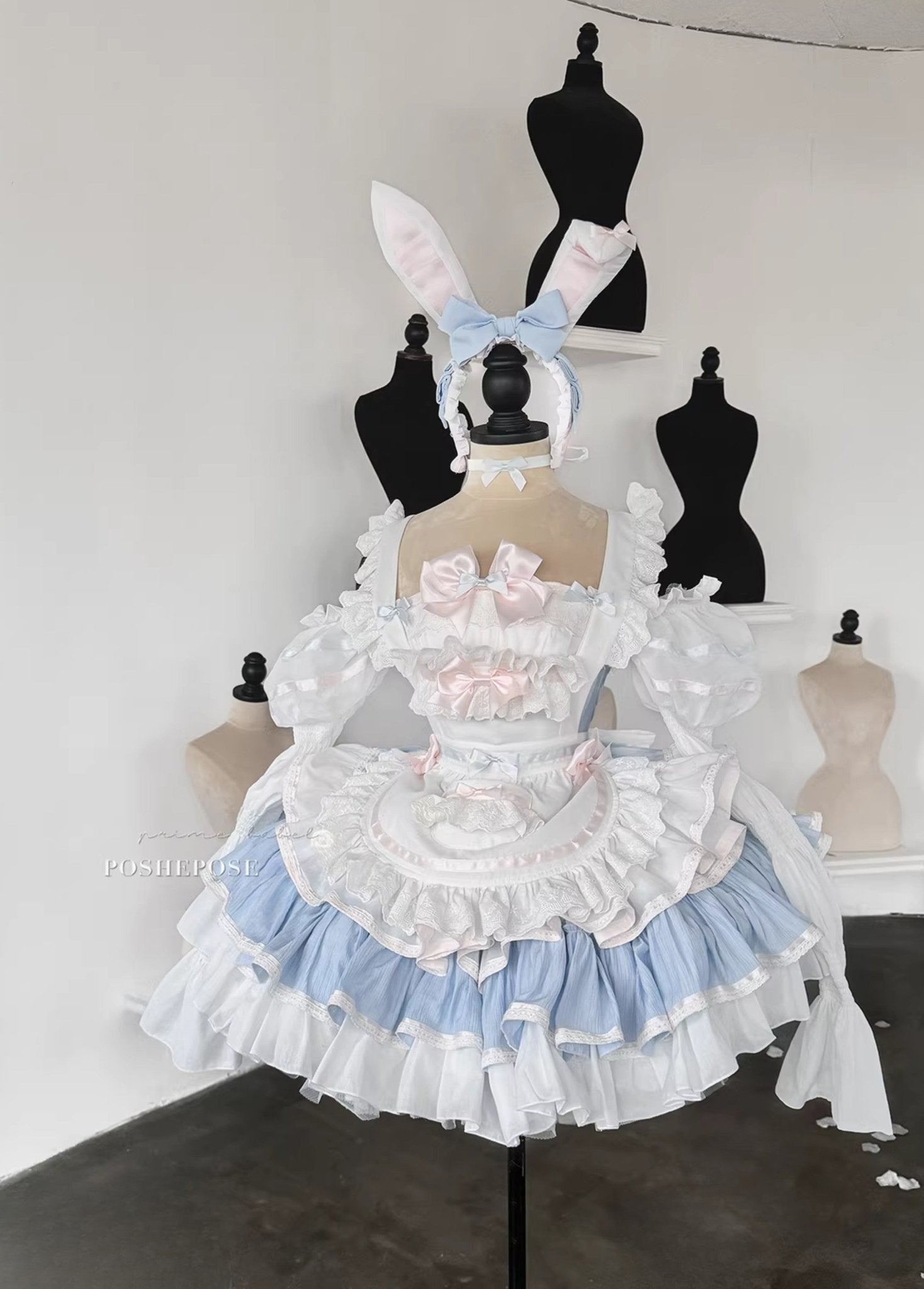 POSHEPOSE - Antique Maid Dress Set Bunny Collection - POSHEPOSE image 6