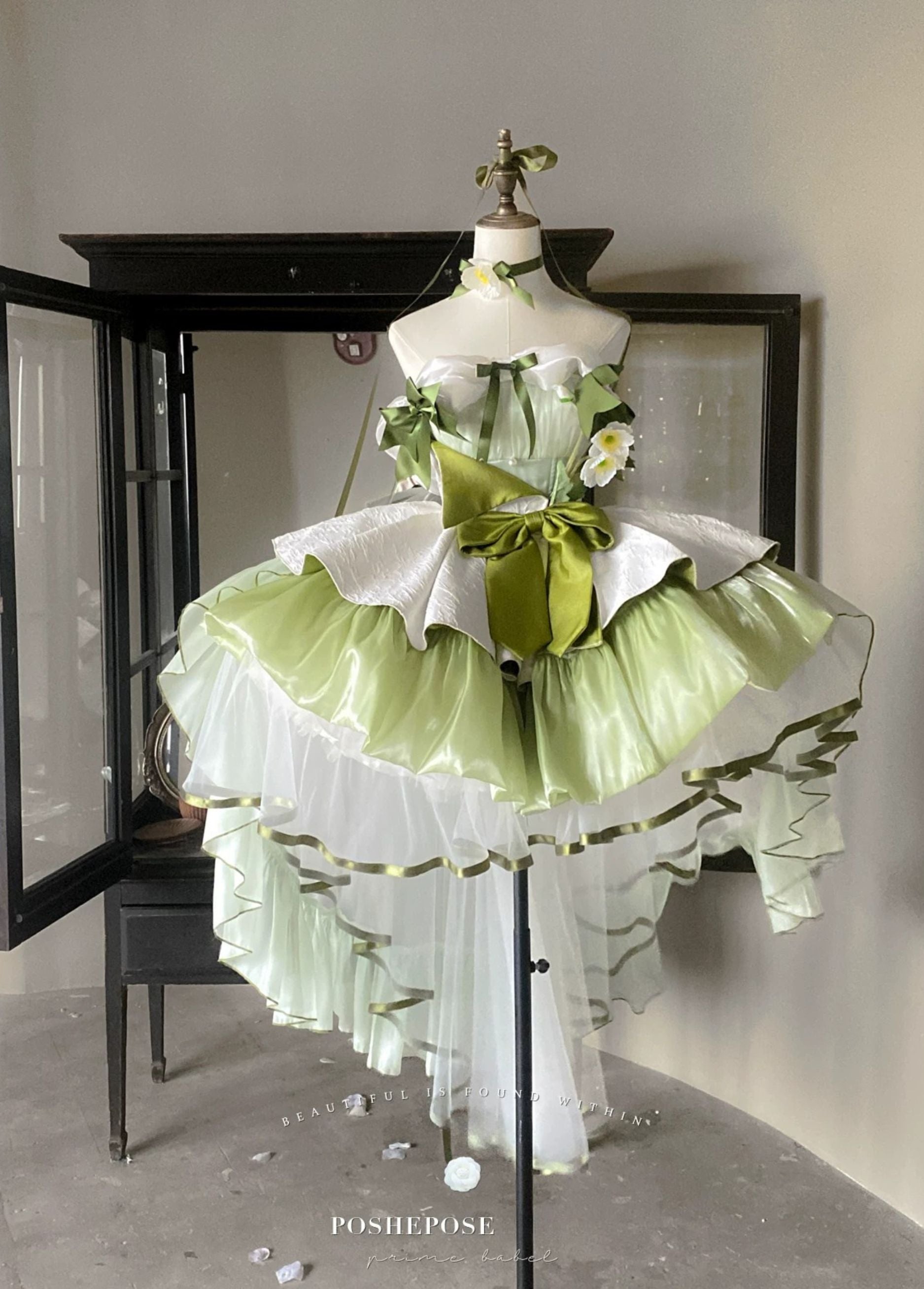 POSHEPOSE - Lily Aquarelle Dress - POSHEPOSE image 1