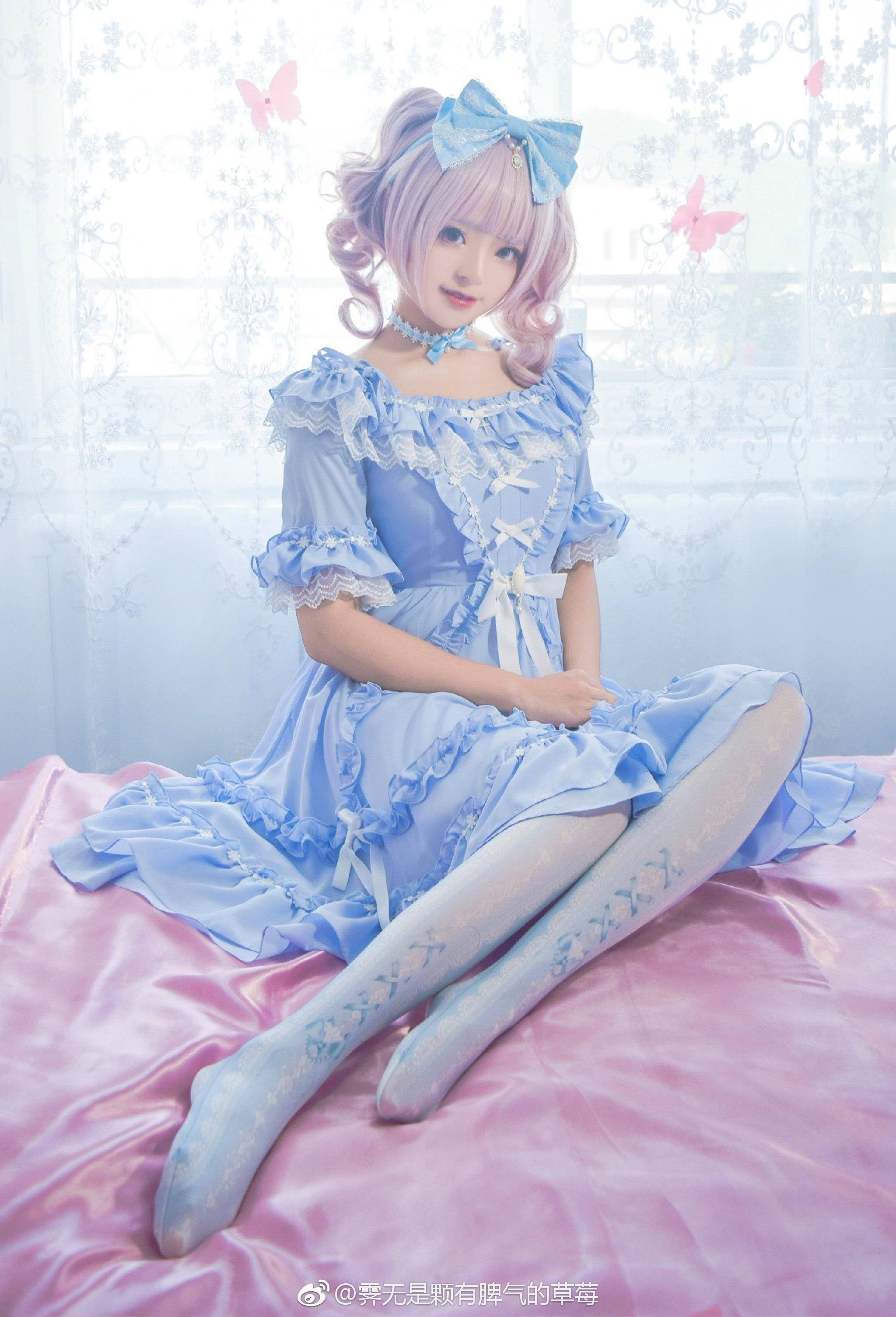 Lace Printed Bow 80D Lolita Tights Multicolors - image 21