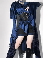 Gothic Ouji Lolita Irregular Hemline Prince Shirt - image 1