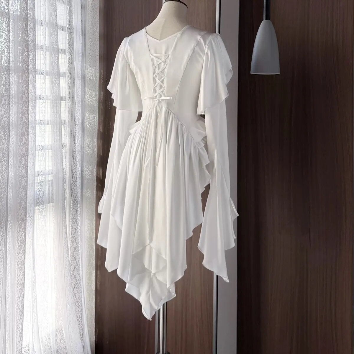 Gothic Ouji Lolita Irregular Hemline Prince Shirt - image 6