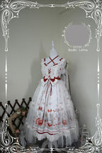 Strawberry Fruit Tea SP - Apricot Sweet Lolita Jumper Dress - image 21