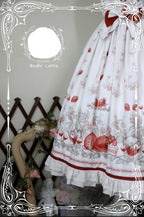 Strawberry Fruit Tea SP - Apricot Sweet Lolita Jumper Dress - image 26