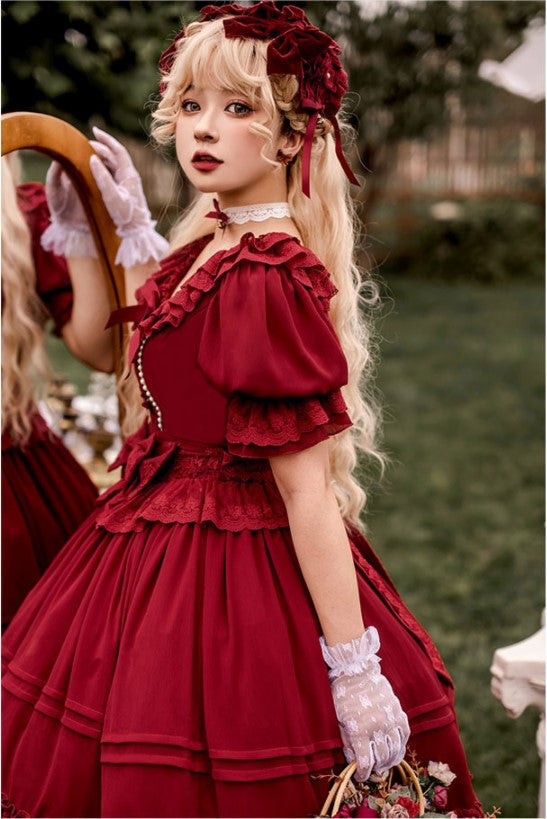 The Dawn Song - Plus Size Lolita Elegant OP Dress - image 7