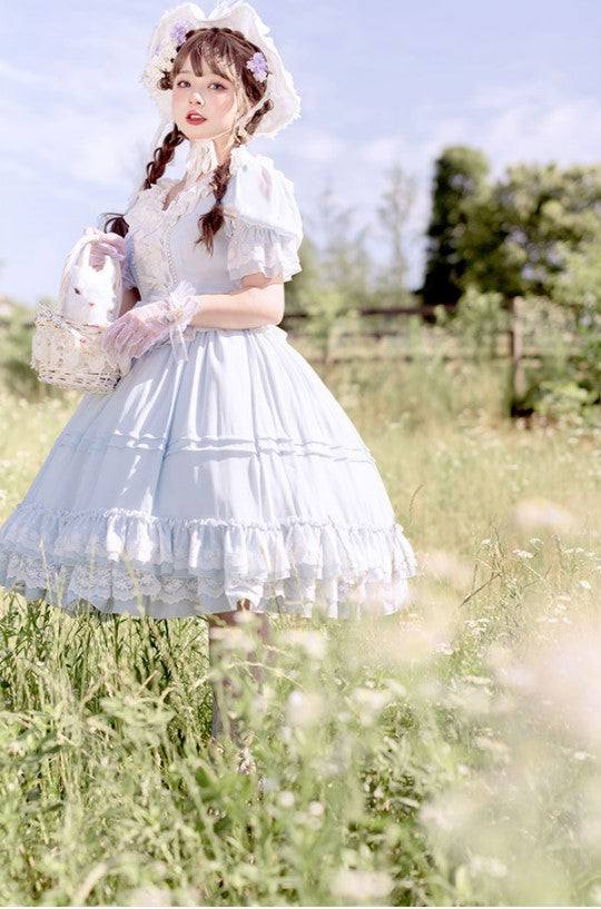 The Dawn Song - Plus Size Lolita Elegant OP Dress - image 21