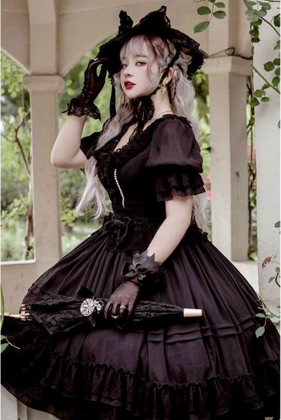 The Dawn Song - Plus Size Lolita Elegant OP Dress - image 13