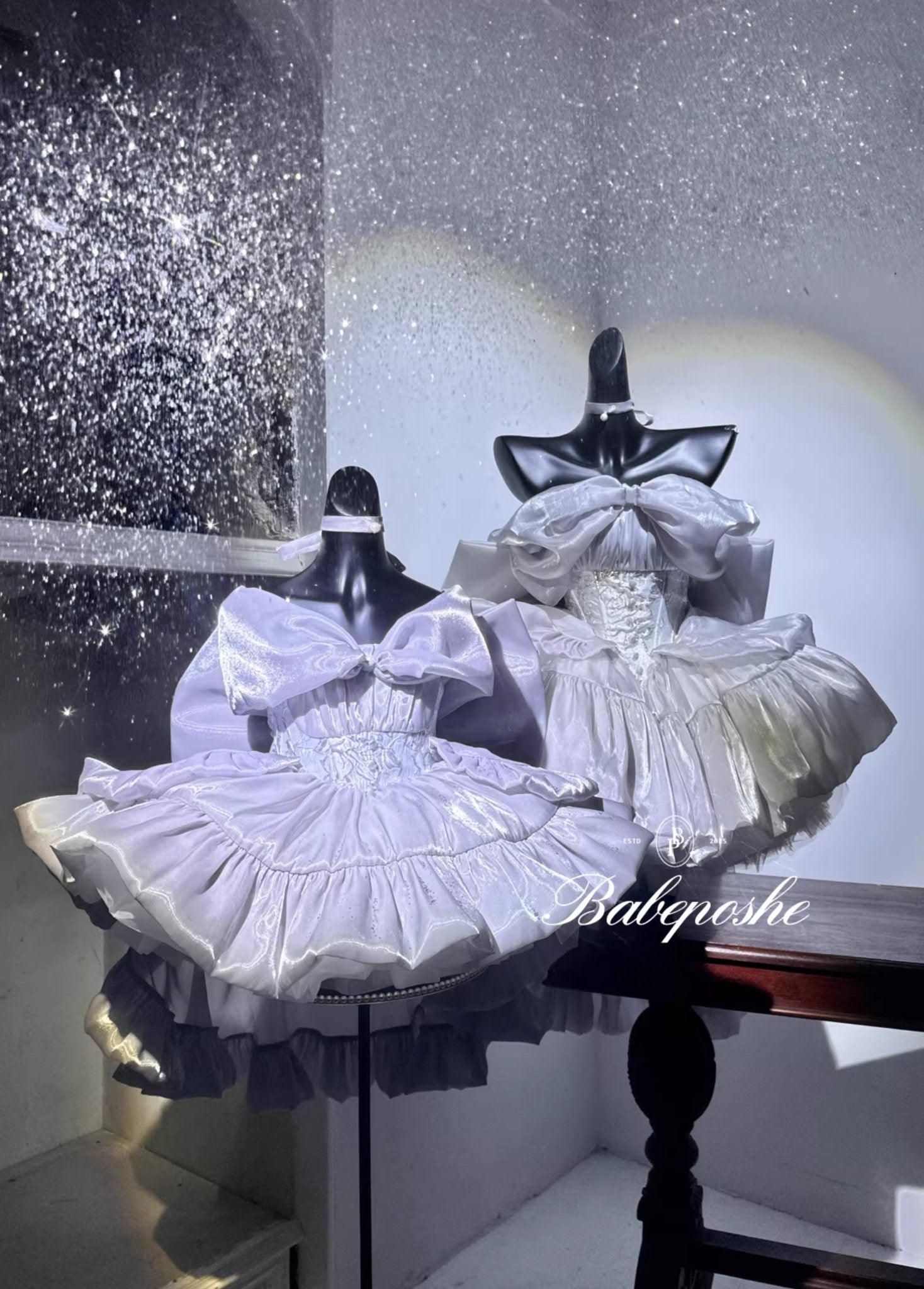 POSHEPOSE - Shining Moon Silver Dress - POSHEPOSE image 4