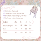POSHEPOSE - Haute Couture Dress Collection - official POSHEPOSE size chart
