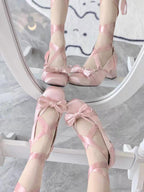 Heartbeat Ballet - Balletcore Lolita Pumps - image 14