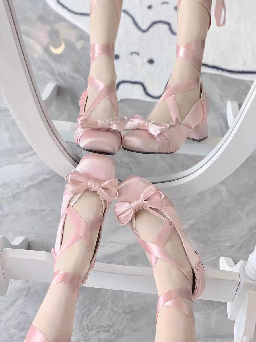 Heartbeat Ballet - Balletcore Lolita Pumps - image 14