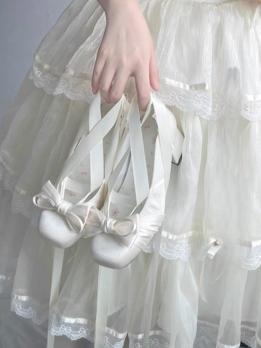 Heartbeat Ballet - Balletcore Lolita Pumps - image 7