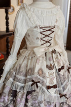 Sweet Ode Bear Printed Lolita JSK and Accessories Series - image 9
