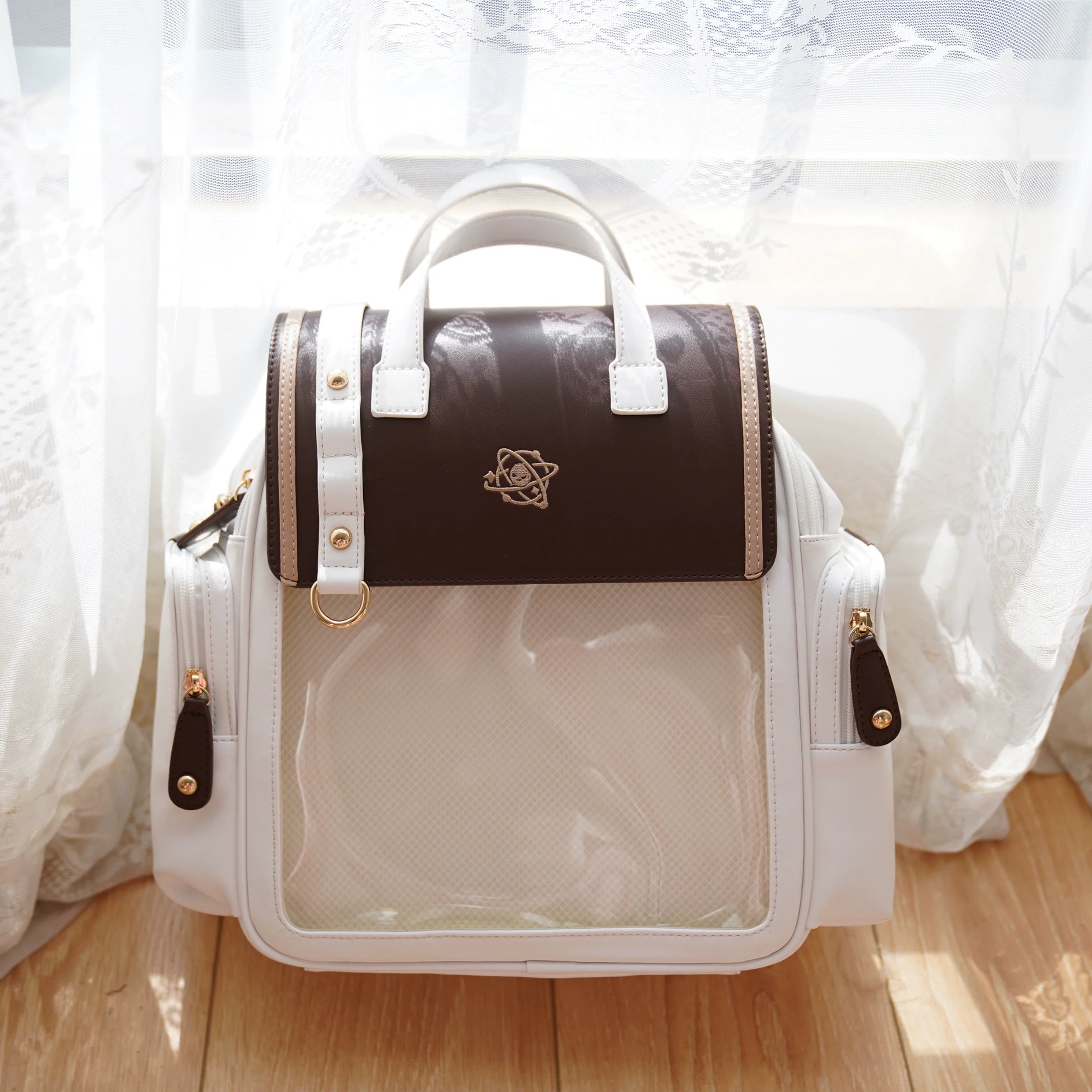 Kawaii Lolita Large-Capacity Ita Backpack with Mini Pocket and Grid Board - image 18