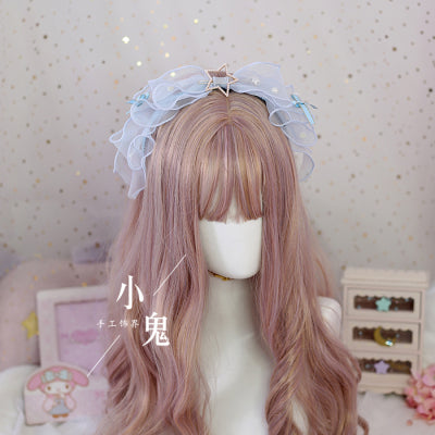 Daily Lolita KC, Bow Pearl Headband - image 2