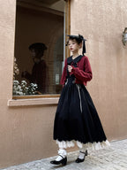 Countess's Autumn Tour - Retro Lolita Embroidery Long SK - image 30