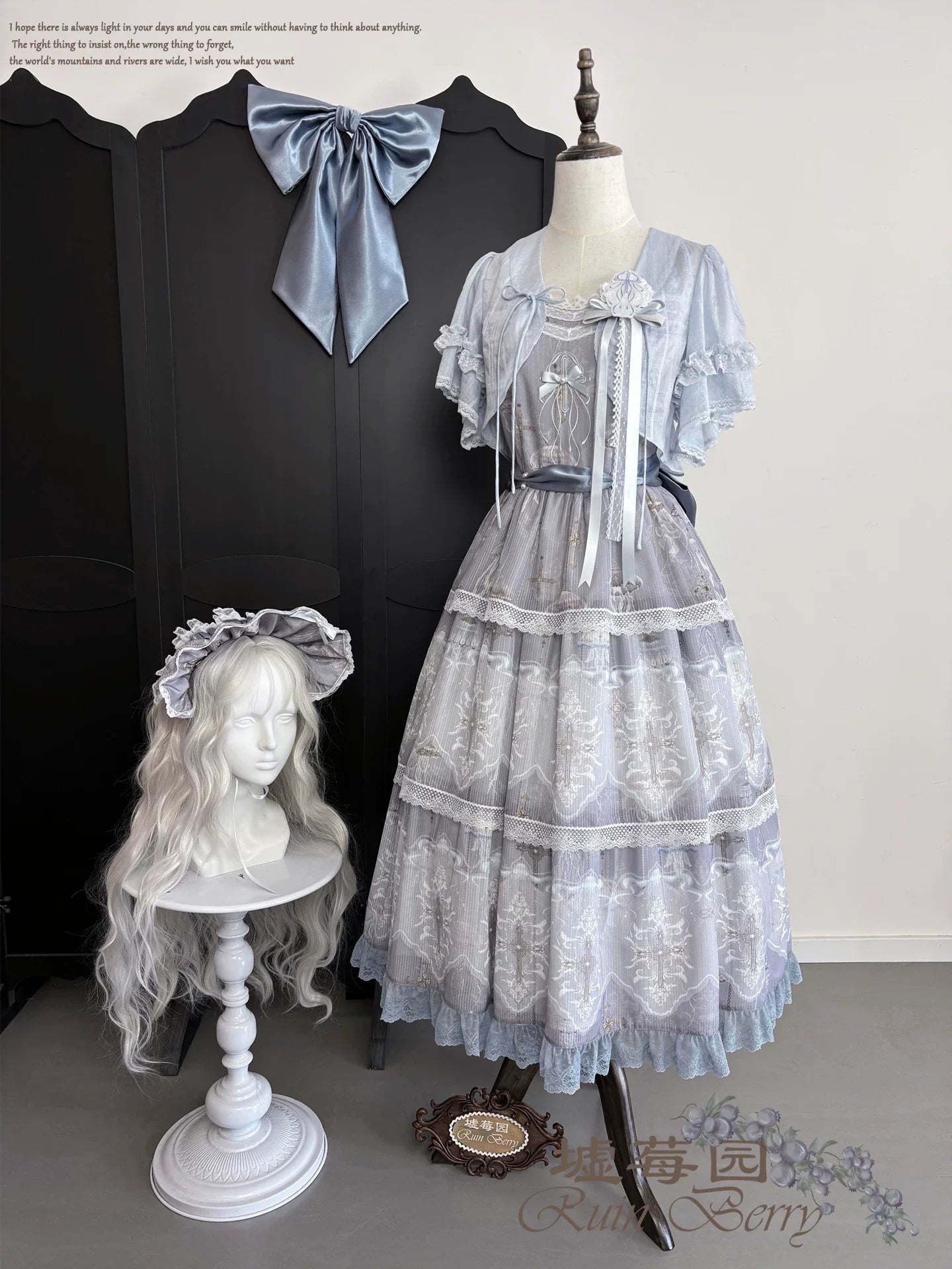 Moonlit Sea Realm - Classic Lolita OP, JSK and Accessories Collection - image 4