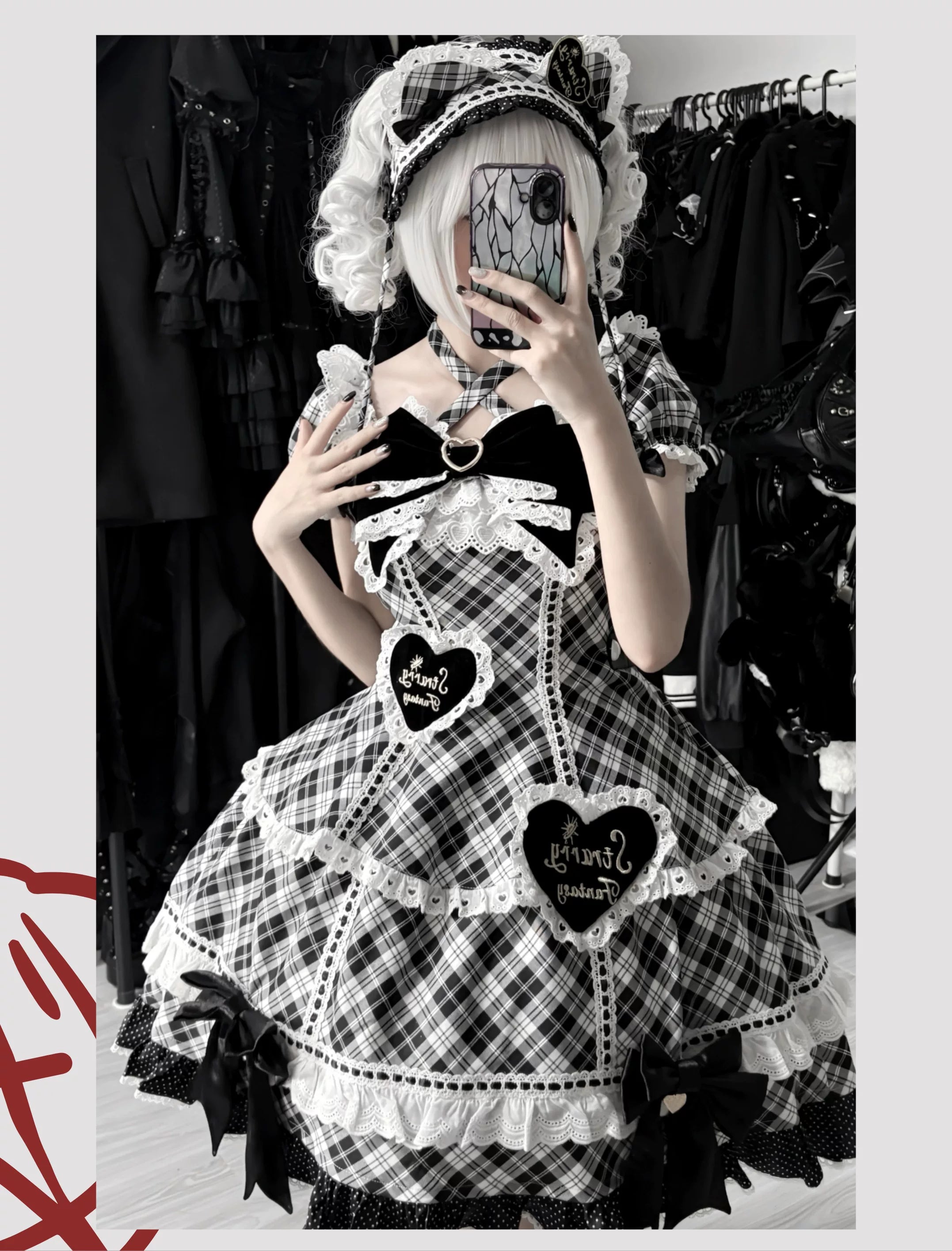 Shibuya Sweetheart Plus Size Old School Lolita OP Dress - image 7