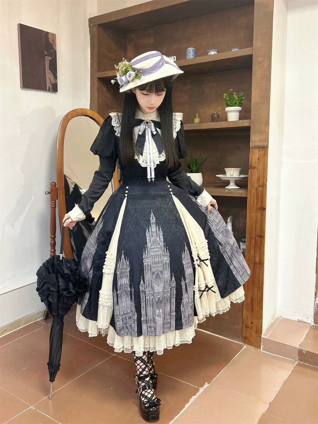 Church Bell - Elegant Lolita OP Dress Long Sleeve Spring Autumn - image 21