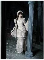 Humanoid Robot - Silver Gothic Lolita Mermaid Skirt Set - image 38