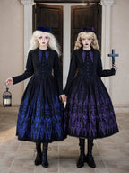 Dream Window - Gothic Lolita Church Embroidery OP Dress, Back Zipper - image 1