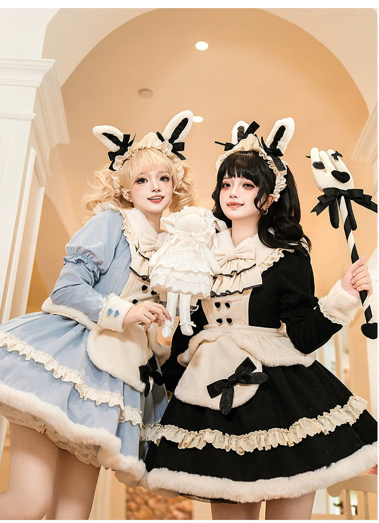 Puppet Box - Kawaii Lolita Bag Lamb Kitten Detachable Bag Dress Hat and Accessories - image 3
