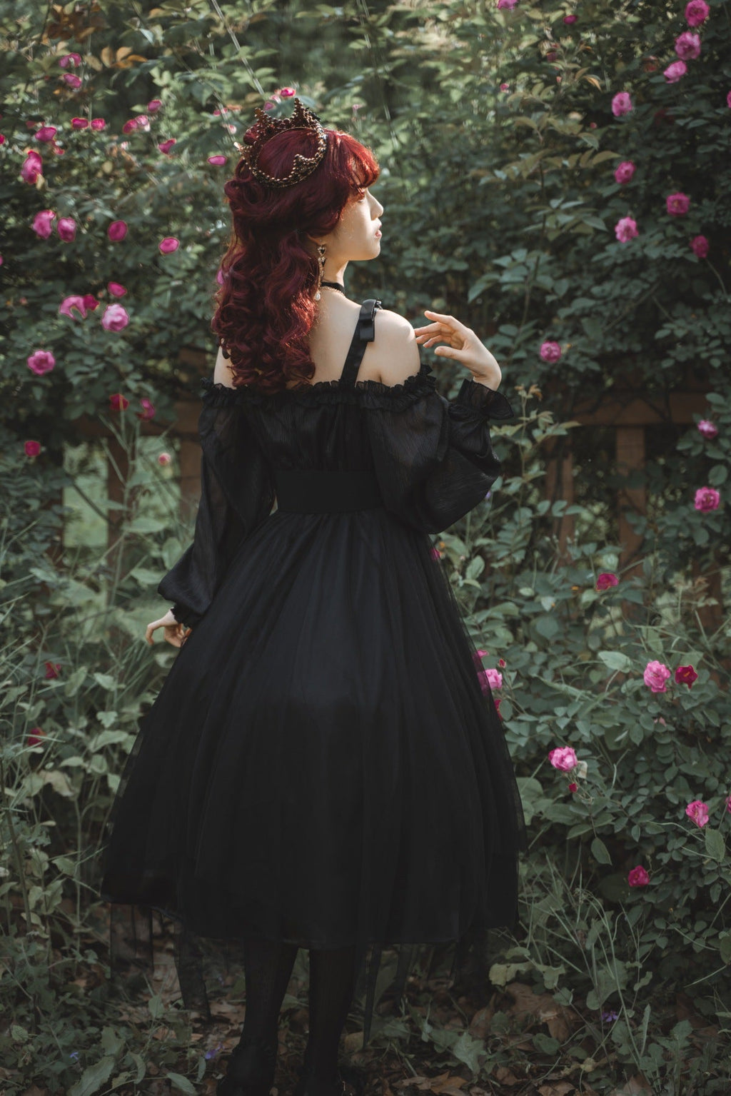 The Girl Assassin - Halloween Gothic Lolita Irregularly Hemline Dress - image 22