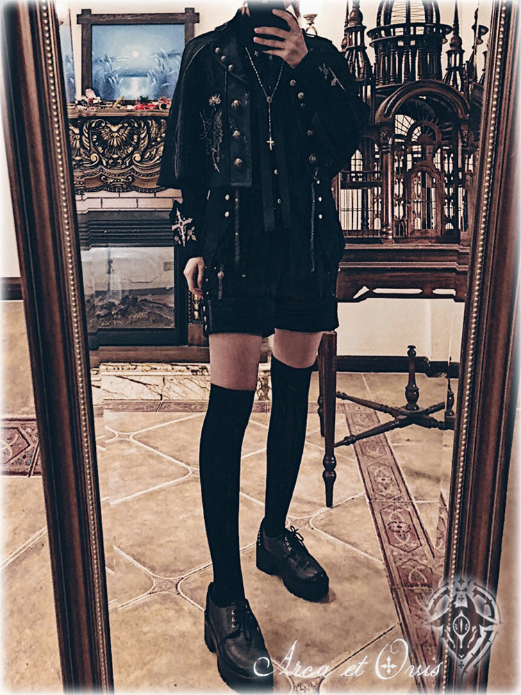Checkers - Gothic Lolita Cloak, Ouji Lolita Cape - image 5