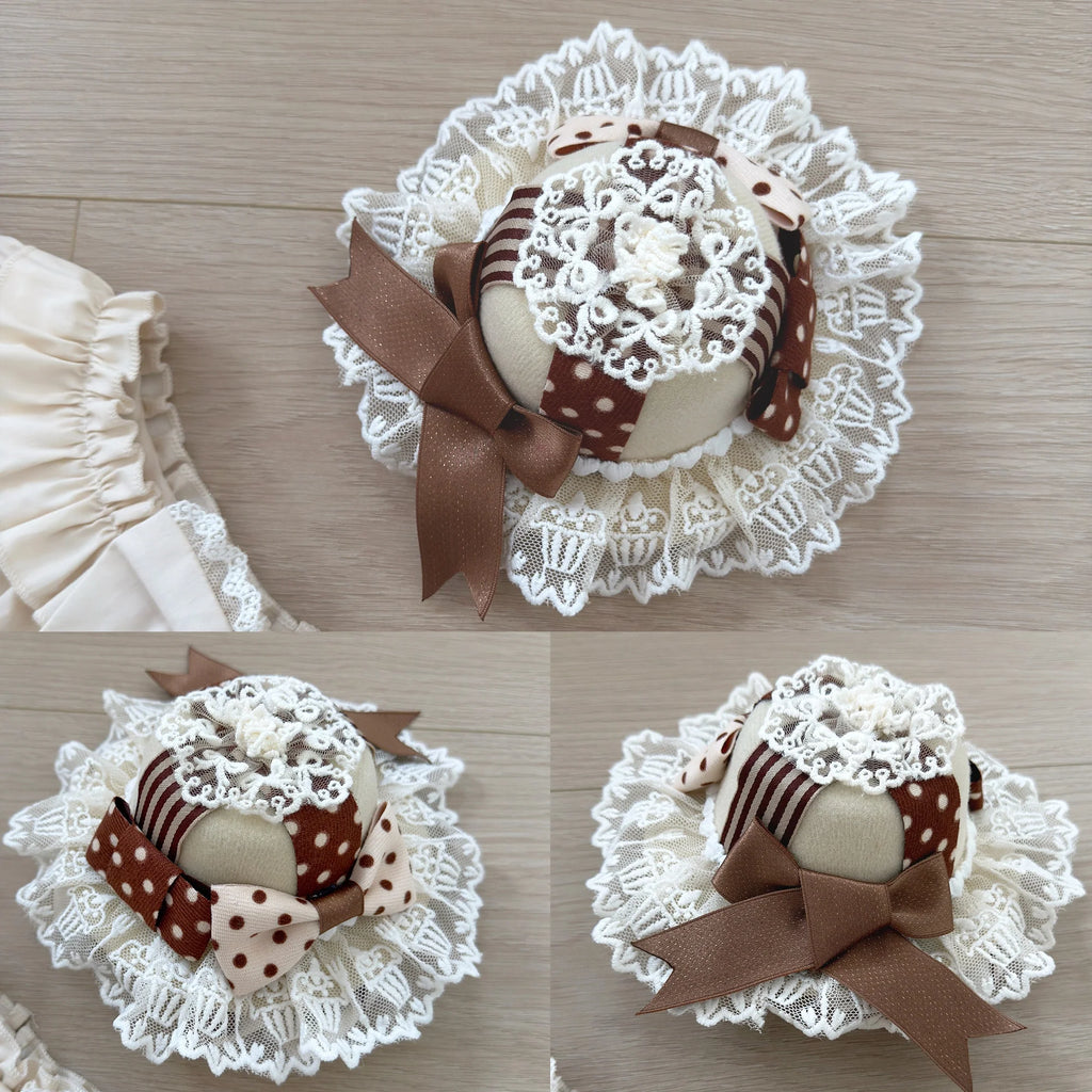 Teddy Bear Daily News Sweet Vintage Lolita Dress JSK and OP Series and Accessories - image 17