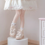 Milk Bear - Winter Lolita Shoes Thick Sole Fleece Snow Boots - image 20