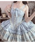 Fleeting Dreams - Ballet Sweet Lolita Mini JSK and Choker and Accessories - image 4