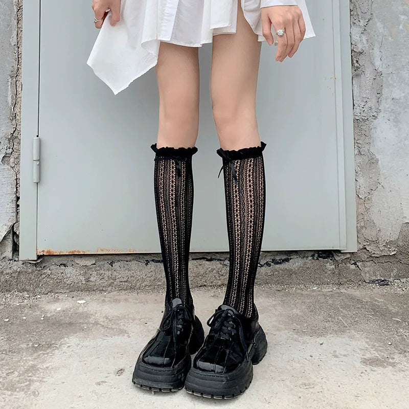 Night Study Room Lightweight Scrunchy Lolita Socks - image 3