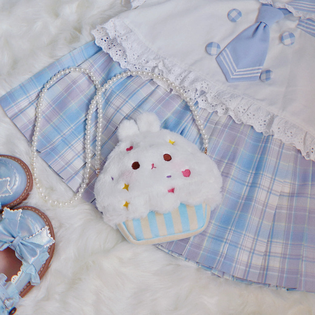 Cute Plush Lolita Bag Rabbit Cake Bag - image 24