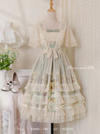 Flower and Letter - Classic Lolita JSK Dress - image 1