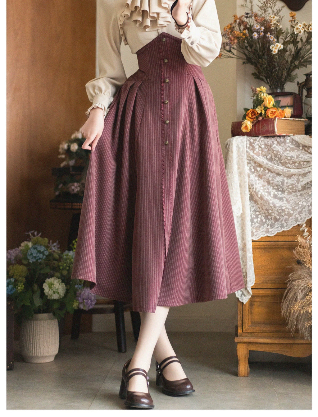 Forest Stationery - Classic Lolita SK Suit with Shirt and Coat - image 26